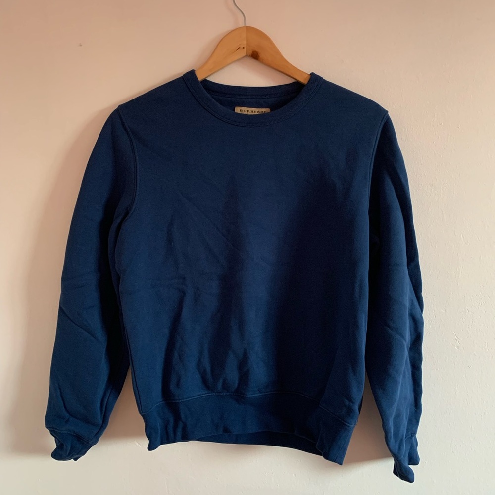 Burberry blue sweatshirt